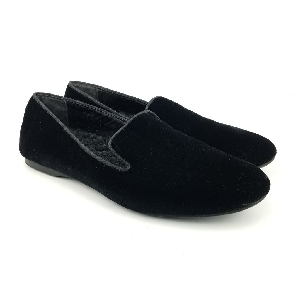 Birdies The Starling Black Faux Fur Lining Velvet